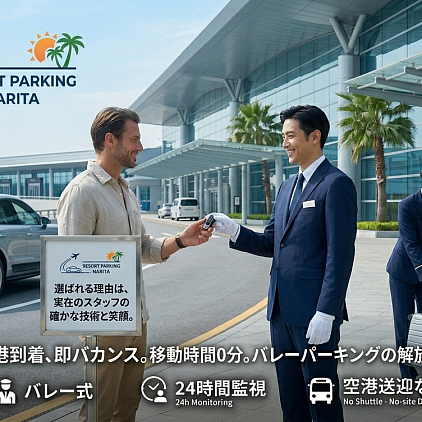 成田空港 成田空港駐車場 予約 成田格安駐車場 リゾートパーキング